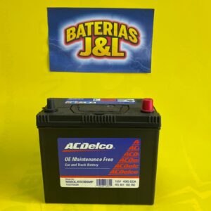BATERÍA AC DELCO NS 60 650 AMP - POSITIVO DERECHO