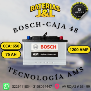 BATERÍA BOSCH CAJA 48 1200 AMP
