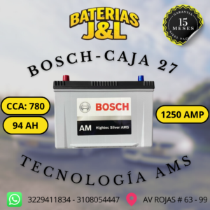 BATERÍA BOSCH CAJA 27 1200 AMP