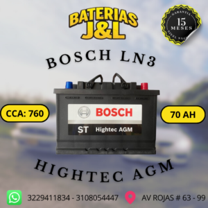 BOSCH LN3 AGM - 70AMP/HORA