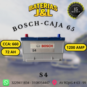 BATERÍA BOSCH CAJA 65, 1200 AMP